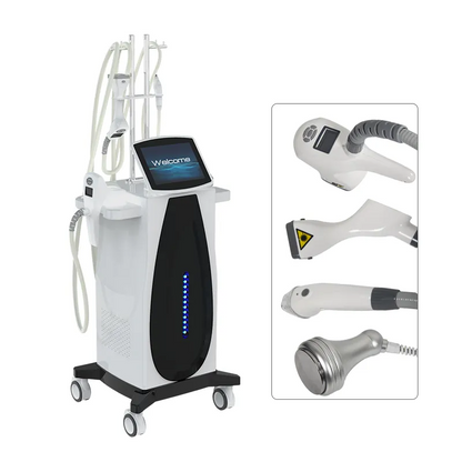 vertical 4 in 1 vacuum IR roller body shaping slimming vacuum cavitation roller RF machine