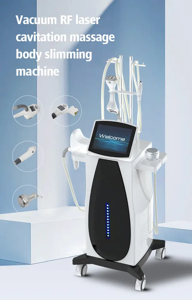 vertical 4 in 1 vacuum IR roller body shaping slimming vacuum cavitation roller RF machine