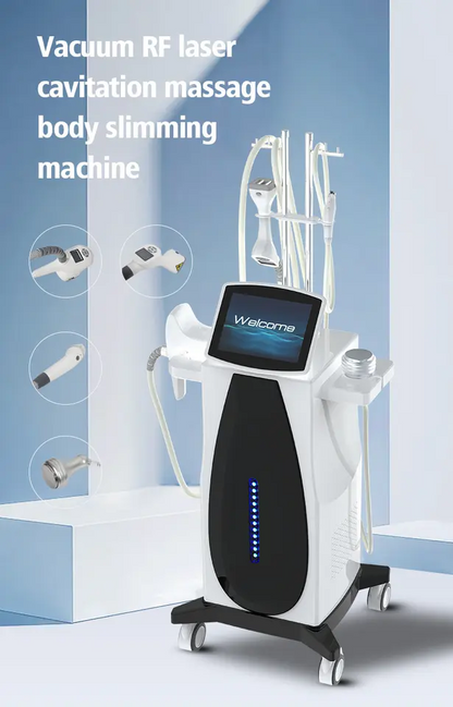 vertical 4 in 1 vacuum IR roller body shaping slimming vacuum cavitation roller RF machine
