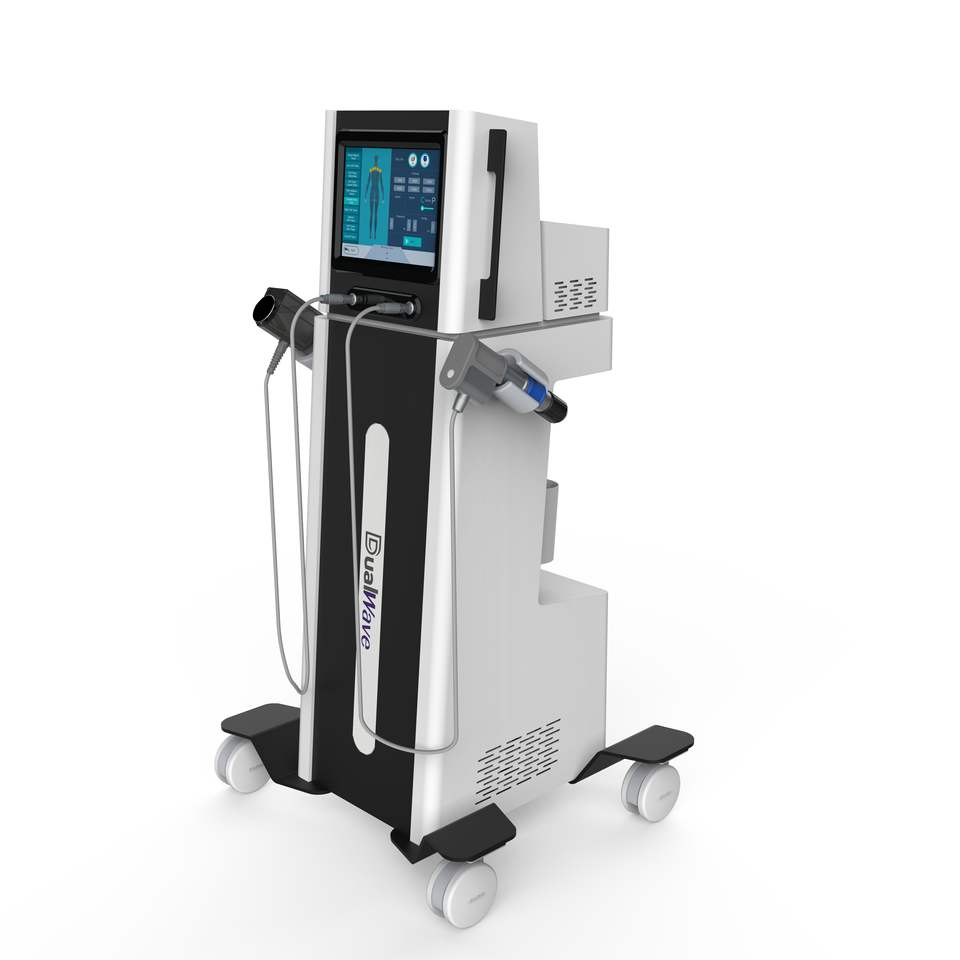 Vertical Dualwave-C Double Handpiece Shockwave Machine