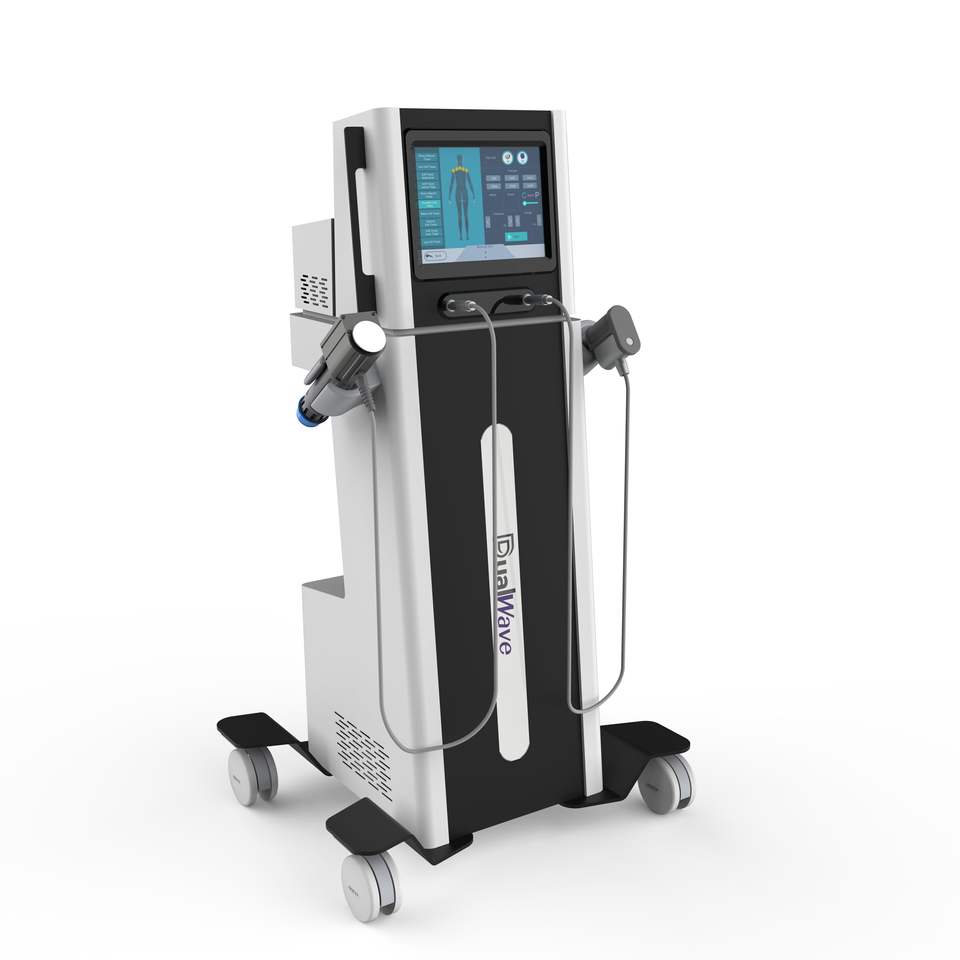 Vertical Dualwave-C Double Handpiece Shockwave Machine